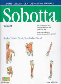Sobotta atlas anatomi manusia : buku tabel otot, sendi dan saraf